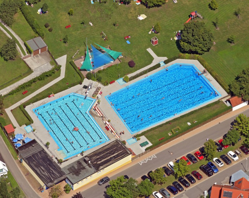 Luftbild Freibad 2017