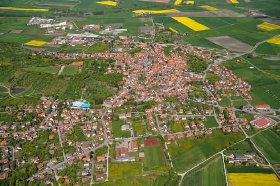 Luftbild Burgbernheim