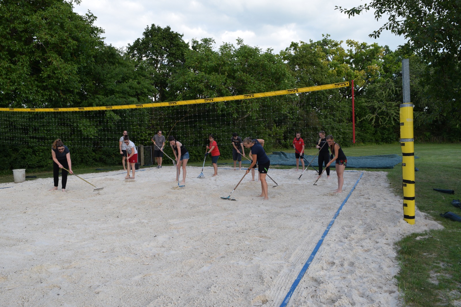 Beachvollesballfeld